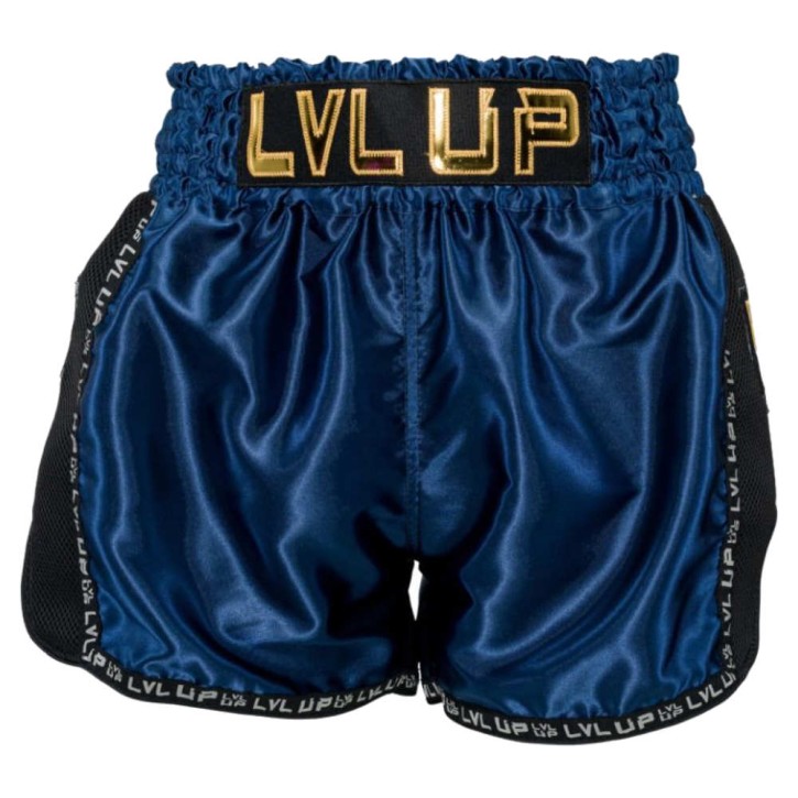 LVL UP Go Muay Thai Shorts Dunkelblau
