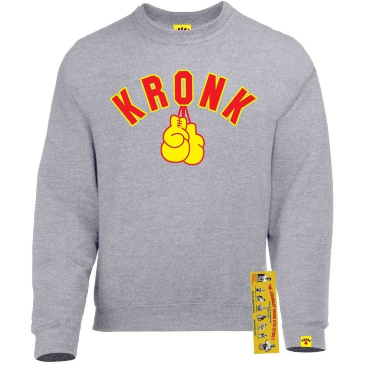 Kronk Boxing Gloves Sweatshirt Sport Grey