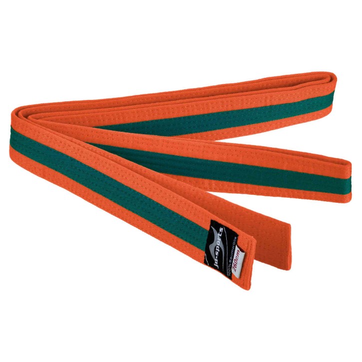 Ju-Sports Budo belt orange green orange