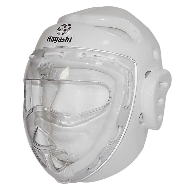 Hayashi Kopfschutz mit Maske White