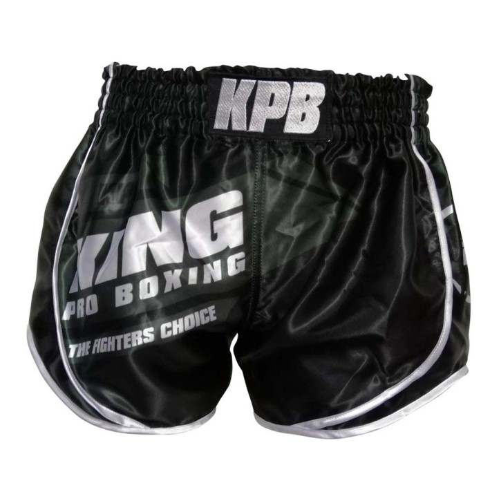 King Pro Boxing Star Vintage Hybrid Fightshort Kaki