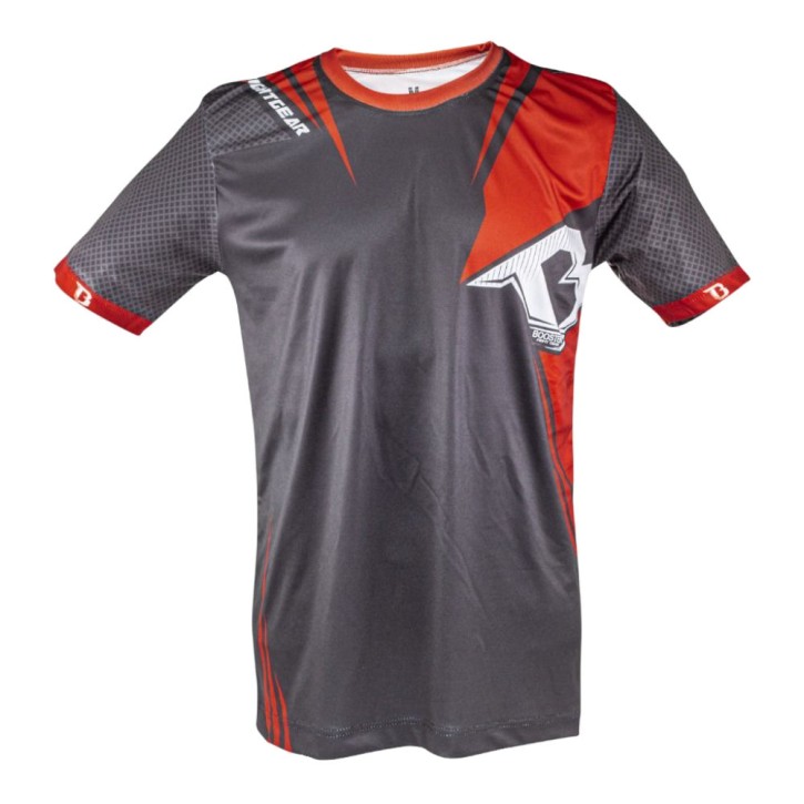 Booster AD XPLOSION Sport T Shirt Schwarz Rot