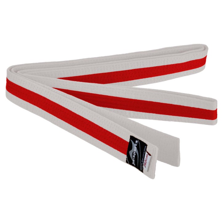 Ju-Sports Budo belt white red white