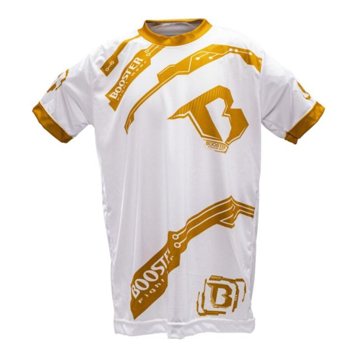 Booster Elite Kinder T-Shirt Weiss Gold