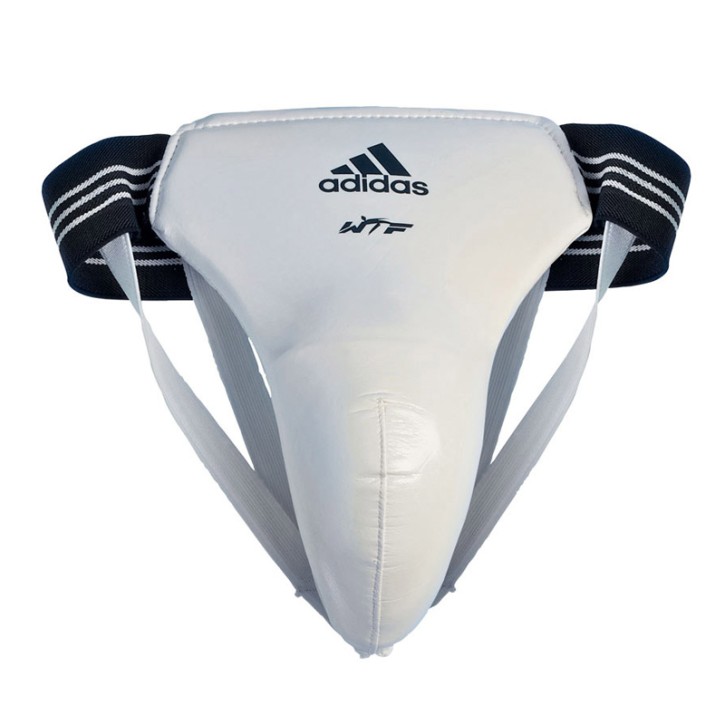 Sale Adidas Groin Guard Men PU White ADITGM01