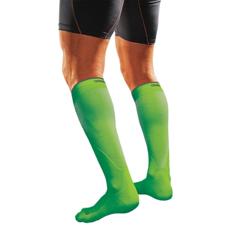 Shock Doctor Compression Socks SVR Recovery Neon Green