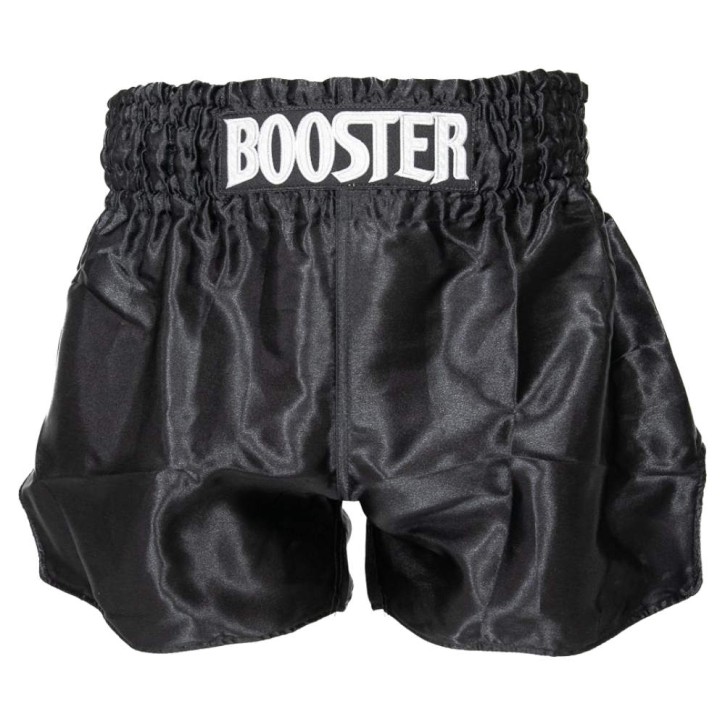 Booster Plain V2 Muay Thai Shorts Schwarz