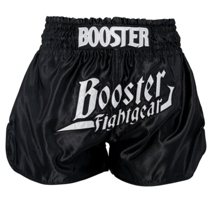 Booster Thunder Muay Thai Shorts Schwarz Weiss