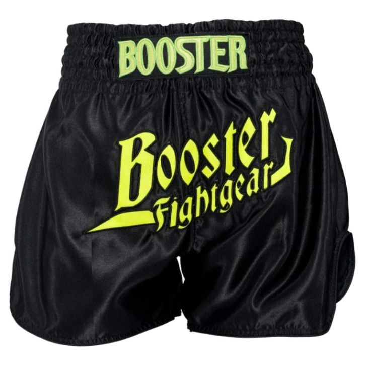 Booster Thunder Muay Thai Shorts Schwarz Gelb