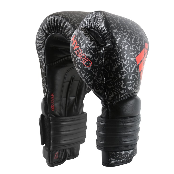 Adidas Hybrid 300 Pro Boxing Gloves 12oz Black Ltd Edition