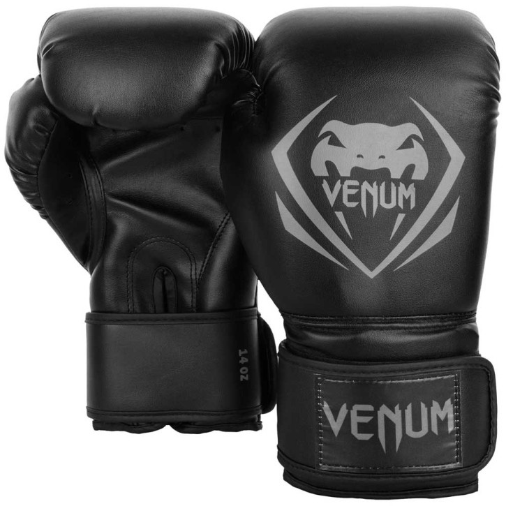 Venum Contender Boxing Gloves Black Grey