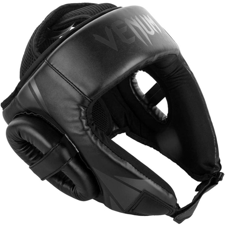 Venum Challenger Open Face Headguard Black Black