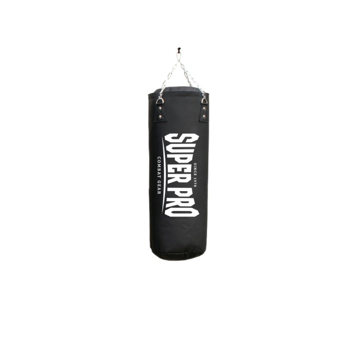 Super Pro Luxury Vertical Logo punching bag PU 100cm filled