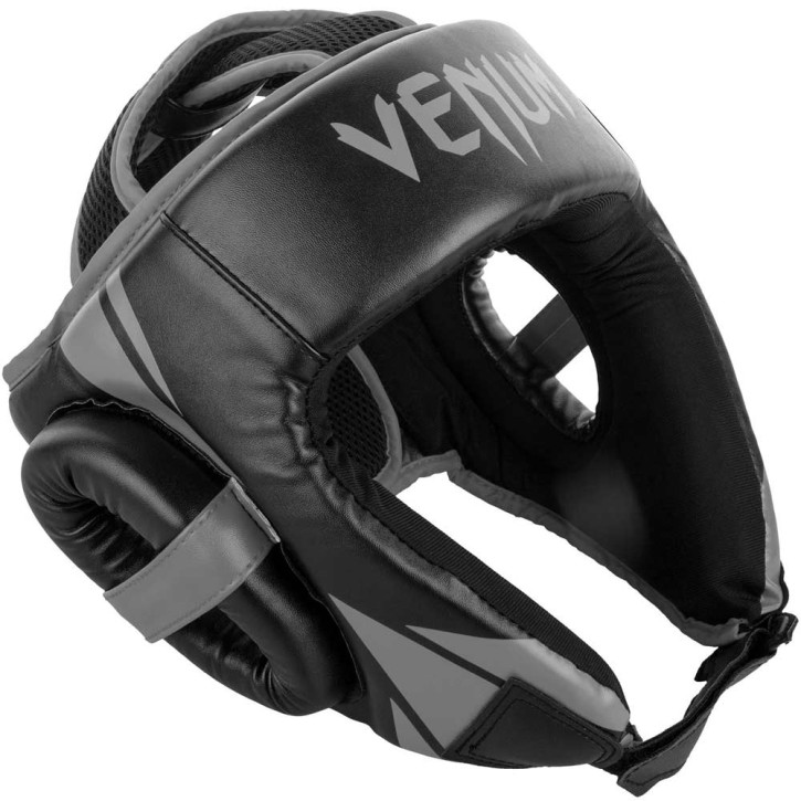 Venum Challenger Open Face Headguard Black Grey
