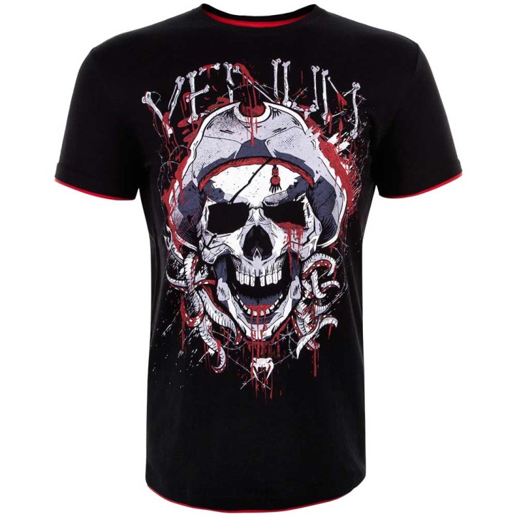 Abverkauf Venum Pirate 3.0 T-Shirt Black Red