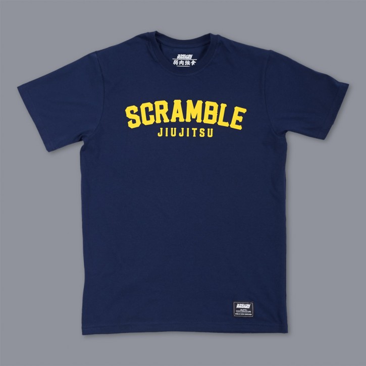 Scramble Nothing Gained Easily T-Shirt Navy