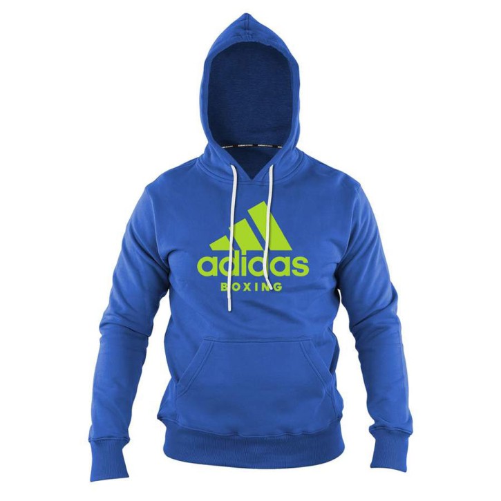 Abverkauf Adidas Boxing Community Hoody Light Blue Green