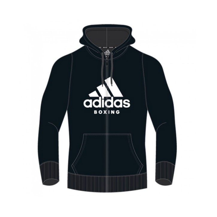 Abverkauf Adidas Boxing Community Jacket Black White
