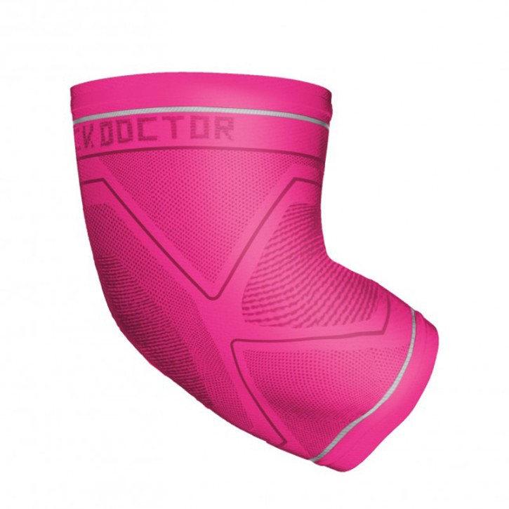 Shock Doctor Compression Knit Elbow Sleeve with Gel Support Pink