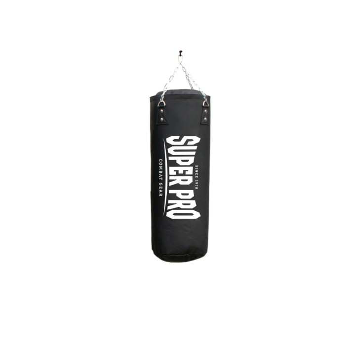 Super Pro Luxury Pro Vertical Logo punching bag PU 100cm fil