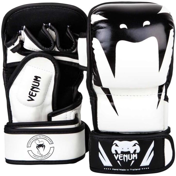 Venum Impact Sparring MMA Gloves White Black