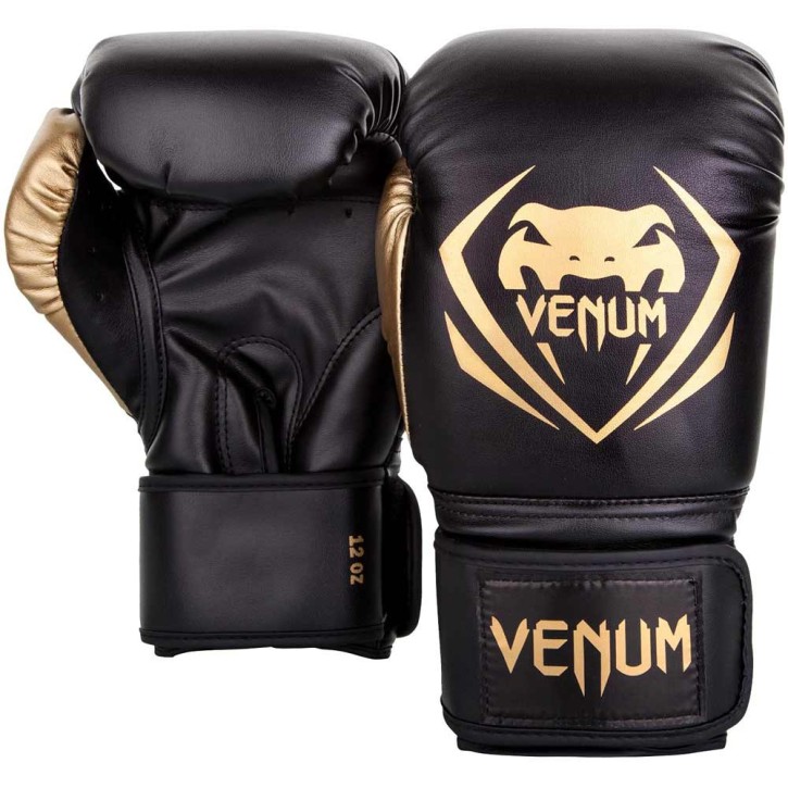 Venum Contender Boxing Gloves Black Gold