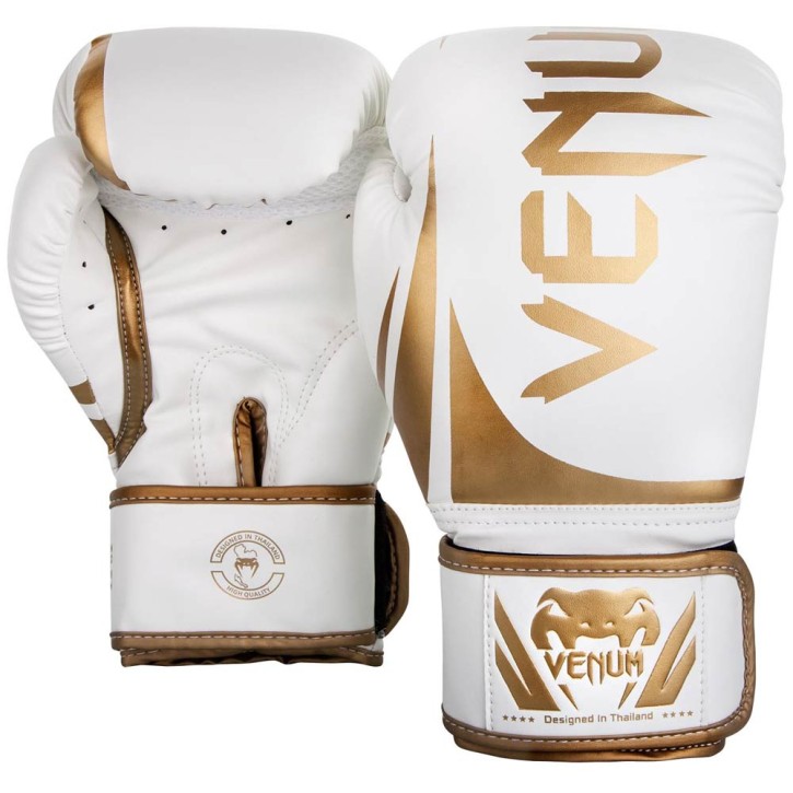 Venum Challenger 2.0 Boxing Gloves White Gold