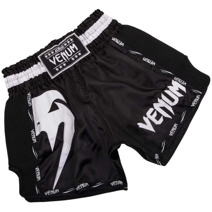 Venum Giant Muay Thai Shorts Black White