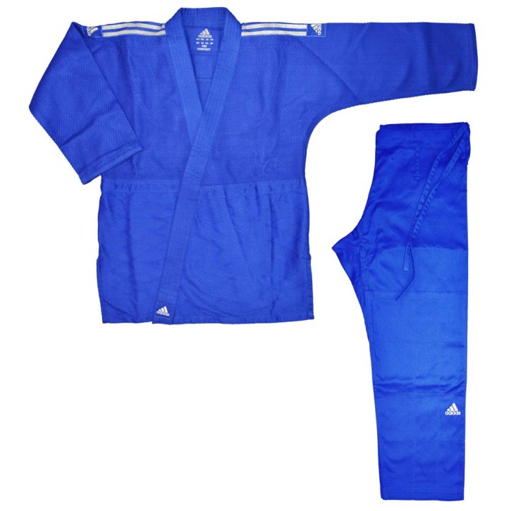 Adidas J650 Judo Contest Gi Blue Silver