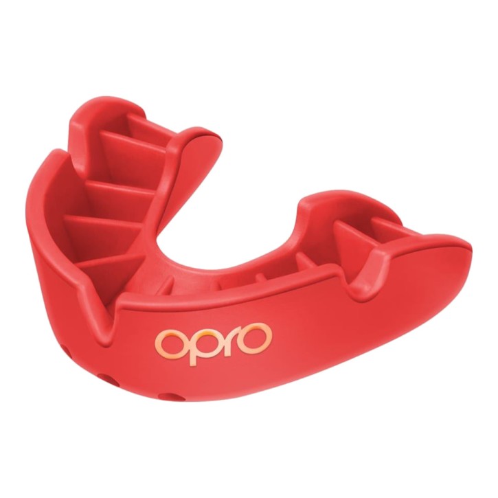 Opro Bronze 2022 Junior Mouthguard Red