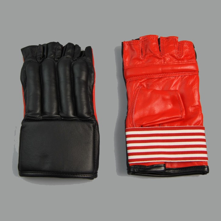 Phoenix punching bag gloves leather open fingers