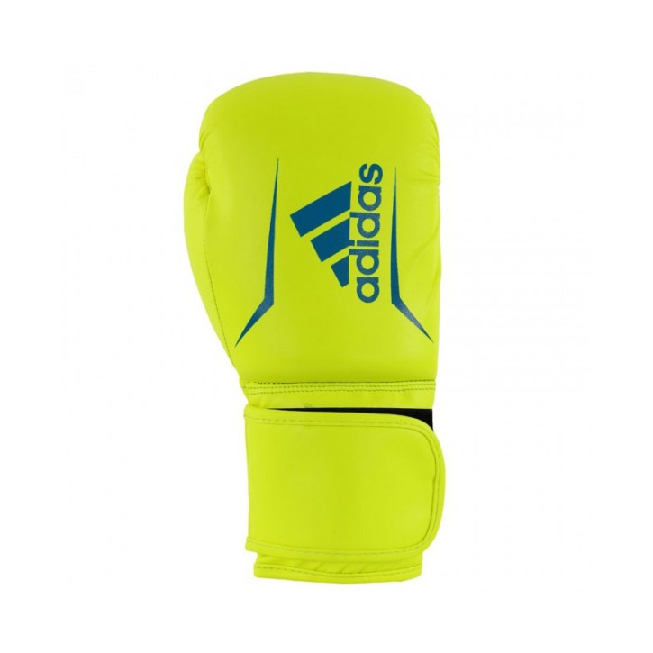Adidas Speed 50 Boxing Gloves Yellow Blue ADISBG50