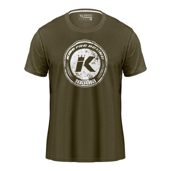 King Pro Boxing Logo T-Shirt Olive