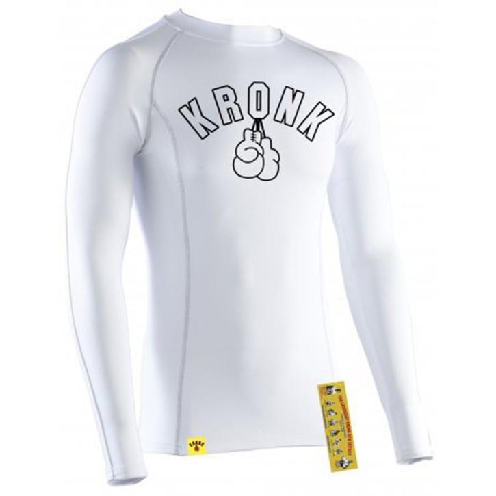 Abverkauf Kronk Performance Baselayer Gloves LS T-Shirt White XL