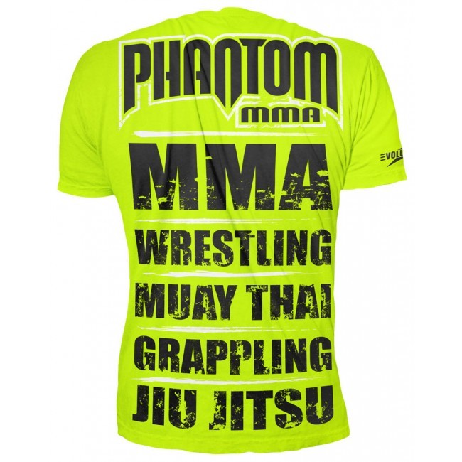 Phantom EVO MMA Sports 2.0 T-Shirt Neon Black