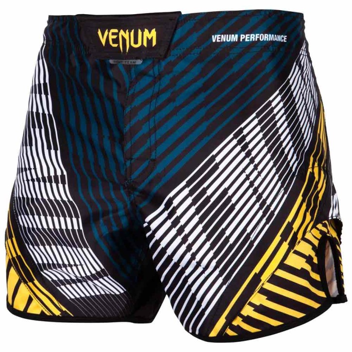 Venum Plasma Fight Shorts Black Yellow