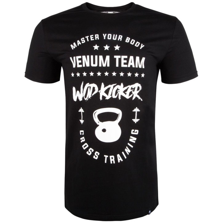 Venum Wod Kicker T-shirt Black White