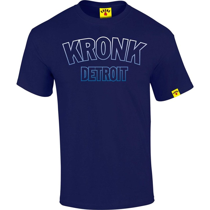 Kronk Detroit Blended Colour T-Shirt Navy
