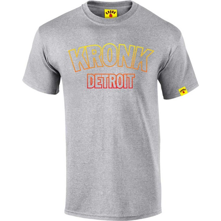 Kronk Detroit Blended Colour T-Shirt Sport Grey