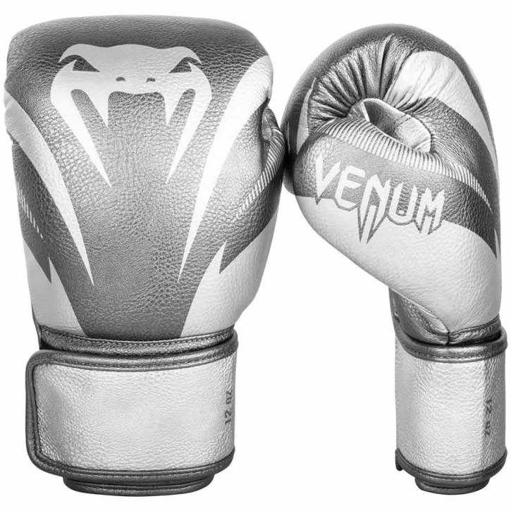 Abverkauf Venum Impact Boxing Gloves Silver Silver