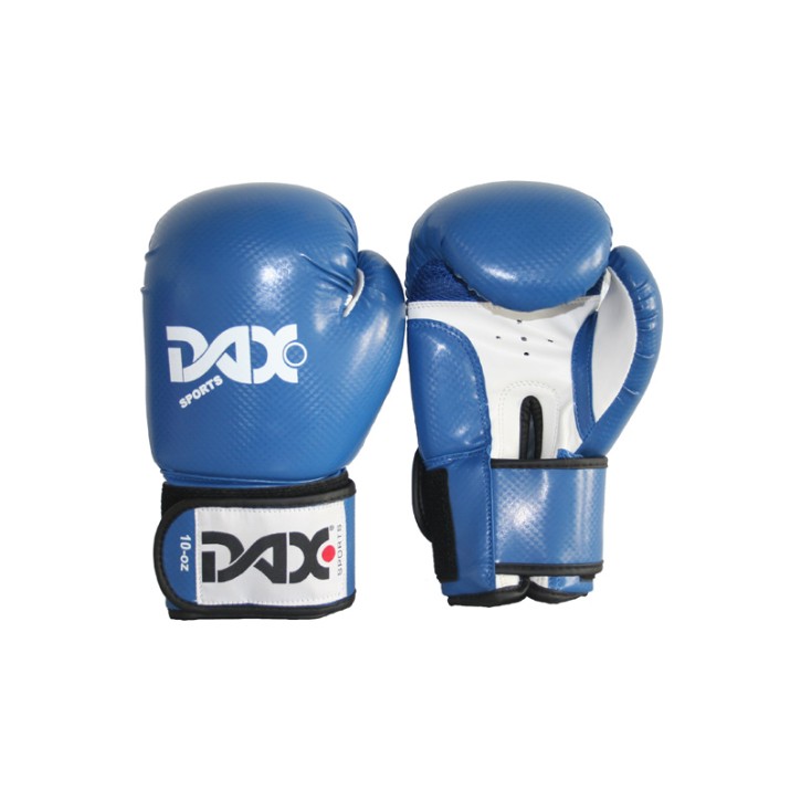 Abverkauf Dax Boxhandschuhe Onyx TT Kunstleder Blue White
