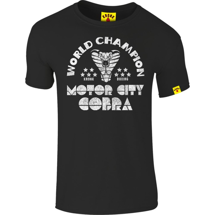 Kronk Thomas Hearns Motor City Cobra Slimfit T-Shirt Black
