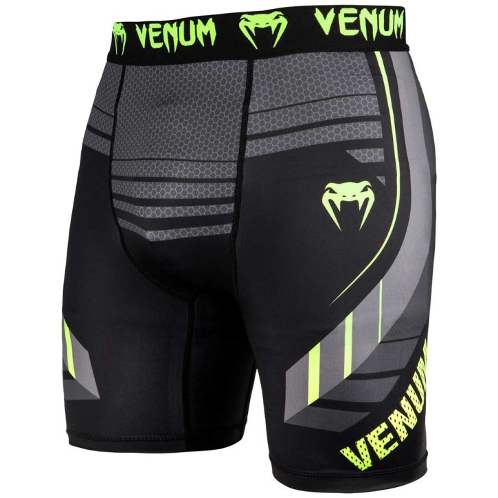 Venum Technical 2.0 Compression Shorts Black Yellow