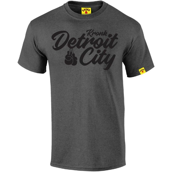 Kronk Boxing Detroit City T-Shirt Charcoal