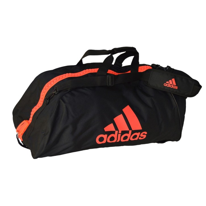 Abverkauf Adidas Martial Arts 2 in 1 Bag Black- Red L