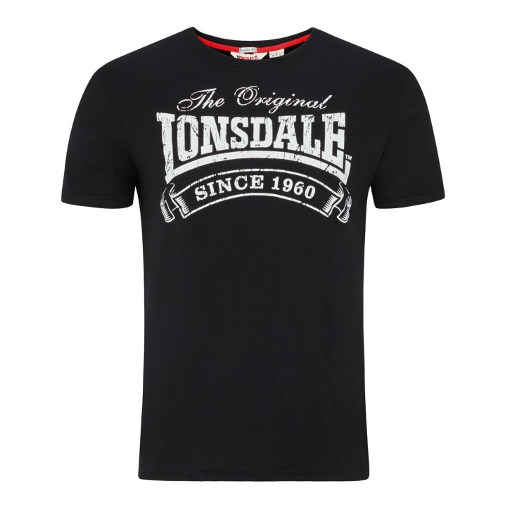 Lonsdale Martock T-Shirt Schwarz