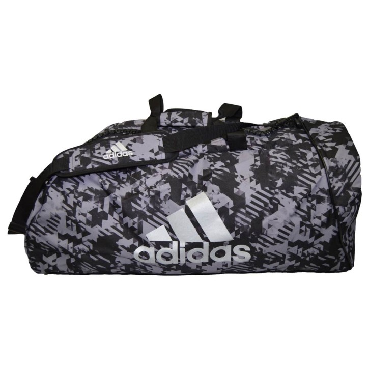 Adidas 2 in 1 Bag Black-camouflage-silver