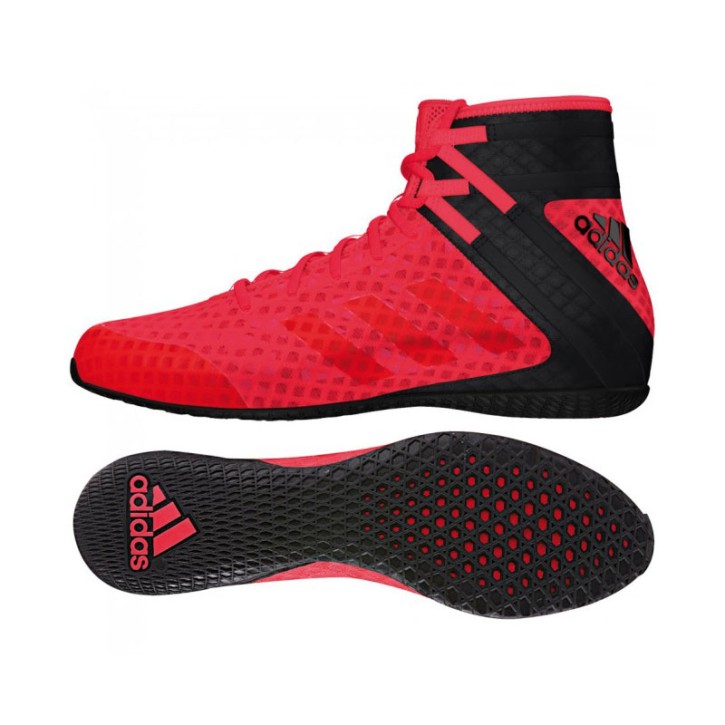 Sale Adidas SpeedEx 16 1 boxing shoe red black