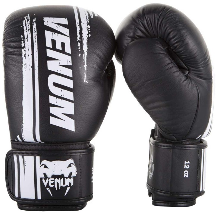 Venum Bangkok Spirit Boxing Gloves Leather Black