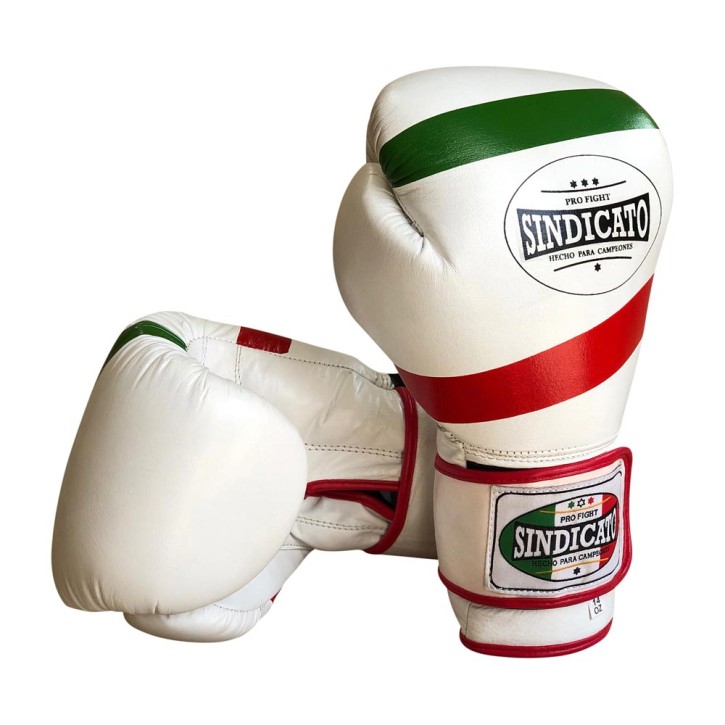 Sindicato Boxing Gloves Leather White